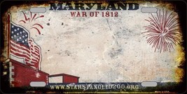 Maryland State Background Rusty Novelty Metal License Plate LP-8195 - £14.90 GBP