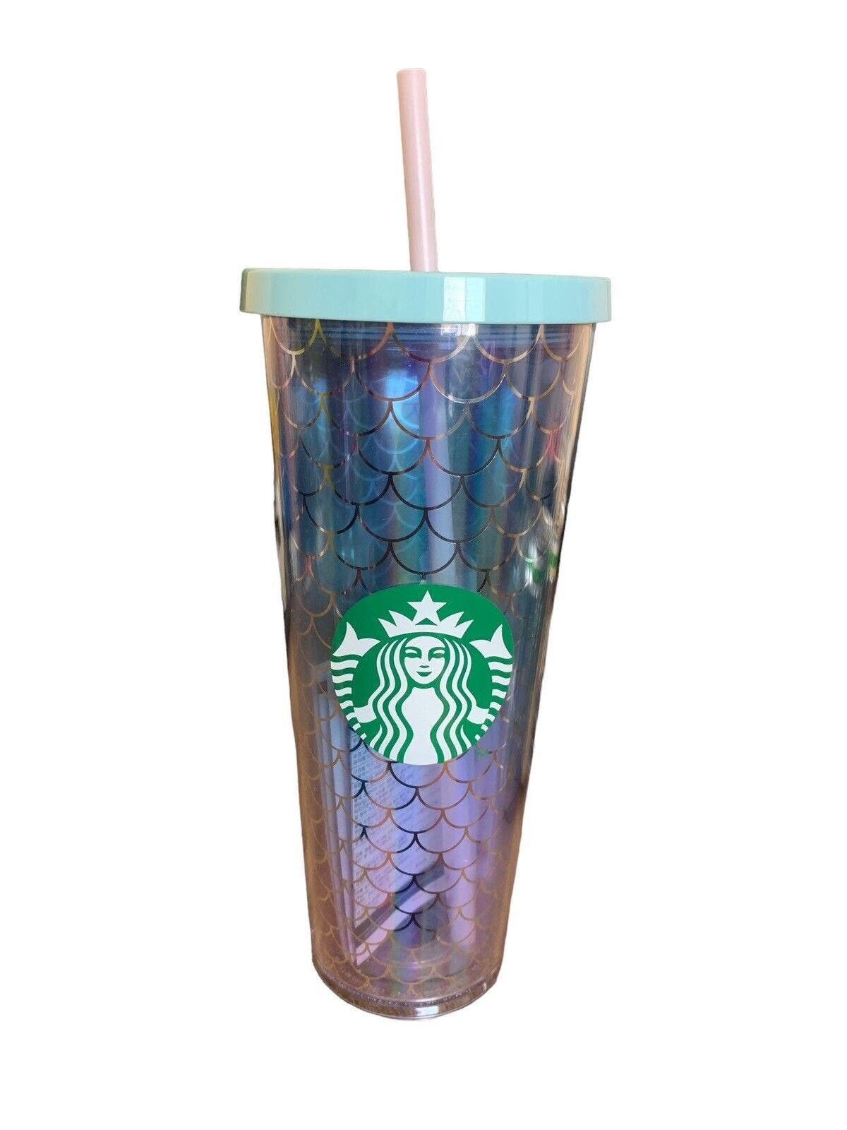 Primary image for Authentic Starbucks Korea Siren Shell Scales Cold Cup Plastic Tumbler 24oz