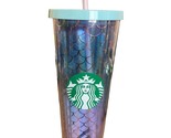 Authentic Starbucks Korea Siren Shell Scales Cold Cup Plastic Tumbler 24oz - $56.09