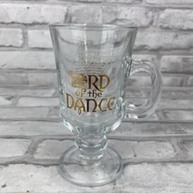Lord Of The Dance Irish Coffee Recipe Mug Clear Pedestal Glass Mug - $13.21
