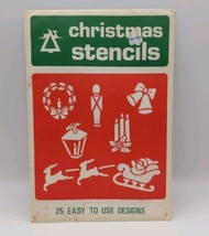25 National Tinsel MFG CO Christmas Stencils Easy To Use Arts &amp; Crafts X... - £7.73 GBP