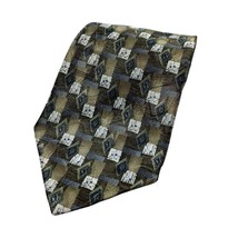 David Taylor Brown Tie Brown Polyester Necktie - £3.90 GBP