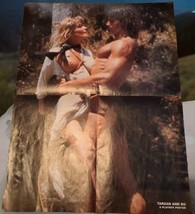 Bo Derek In Tarzan - folded poster W/Miles O&#39;Keefer 1981 Playboy 16 1/4 ... - £7.81 GBP