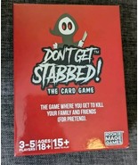 Don&#39;t Get Stabbed The Card Game Slasher Party Boardgame Rookie Mage Comp... - $252.72 MXN