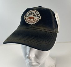 NWT Ouray Custer State Park Black Wills Fade Cap Hat Hook &amp; Loop - £11.86 GBP