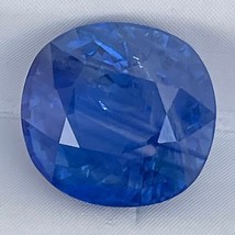 Natural Blue Sapphire 4.16 Cts Cushion Cut Sri Lanka Loose Gemstone - £671.45 GBP