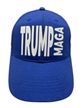 Trump MAGA Low Profile Baseball Cap Blue USA Adjustable Hat - $9.49