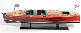 c1928 Chris Craft Triple Cockpit Large Painted Model - $831.49