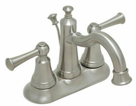 PROFLO PFWSC4840BN 1.2GPM Centerset Bathroom Faucet W/ Pop-Up Drain Brus... - £98.77 GBP