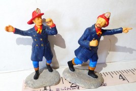 Lemax  Fireman Station 3  Victorian Figurines 2000 Lot of 2 - Imperfect - £4.62 GBP