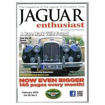 Jaguar Enthusiast Magazine February 2014 mbox2751 A rare Mark VIIIB found - Full - £3.92 GBP