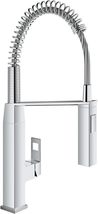 Grohe 31401000 Eurocube Pull-Down Semi-Pro Kitchen Faucet - Starlight Chrome - £402.93 GBP