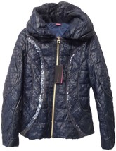 NWT Save The Queen Embellished Faux Fur Trim Hoodie Jacket Coat New Tags... - $250.00