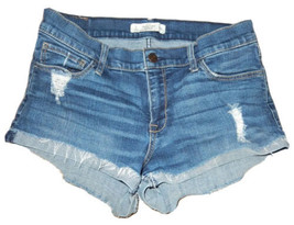 Abercrombie &amp; Fitch Women&#39;s 6/28 (30 x 1 3/4) Denim Jean Shortie Bootie Shorts - £11.95 GBP