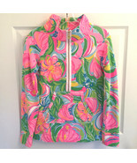 LILLY PULITZER XS SKIPPER POPOVER MULTI SO A PEELING PULLOVER SWEATSHIRT... - $1,128.38 MXN