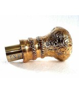 Designer Brass Handle Victorian Style Cane Wooden Walking Stick Cane Handle - €18,13 EUR