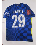 Kai Havertz #29 Chelsea FC FA Cup Final Stadium Home Soccer Jersey 2021-... - £78.47 GBP
