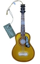 Midwest-CBK Yellow Acrylic 6 String Guitar Christmas Ornament 7.25 inch - £5.70 GBP