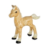 Vintage Hagen Renaker Mini Standing Colt Palomino Horse Foal Figurine *Chip* - £24.17 GBP