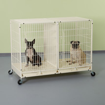 Pet Pals ZW5312 11 PS Color Modular Cage X-Tall with Plstic Try Ivory S - £441.29 GBP
