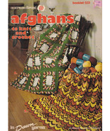 American Thread Afghans To Knit and Crochet Pattern 501 - $4.00