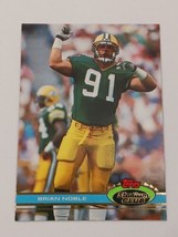 Brian Noble Green Bay Packers 1991 Topps Stadium Club Card #23 - £0.78 GBP