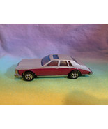 Vintage 1980&#39;s Hot Wheels Blackwall Cadillac Seville Silver &amp; Wine Red H... - £11.62 GBP