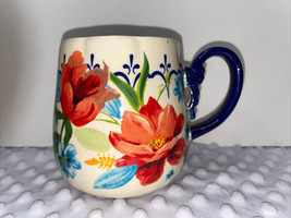 THE PIONEER WOMAN Spring Bouquet 16 oz Stoneware Coffee Mug Floral Farmhouse - £10.43 GBP