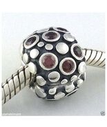 Authentic PANDORA Encore Clip Charm, Sterling Silver/Rose CZ, 790593TCZ New - $47.49