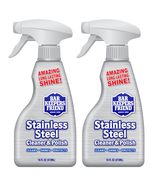 Bar Keepers Friend Stainless Steel Cleaner and Polish Spray (2 x 25.4 oz) Remove - $19.56