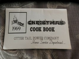 1969 otter tail power company cook book vintage Christmas recipes home service - £12.57 GBP