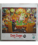 Buffalo 750 Piece Puzzle Dog Days POKER PUPS Beagle Coon Hound Lab Bulld... - £28.43 GBP
