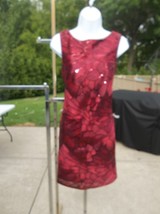 Nwot White House Black Market Gorgeous Red Sequin Dress 4 - $74.99