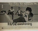 Rude Awakening Vintage Tv Guide Print Ad Sherilyn Fenn TPA24 - $5.93