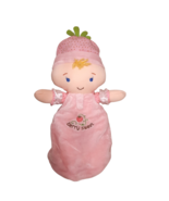 Gund Baby Berry Sweet Dolly Doll plush pink strawberry soft 320612 blond... - $19.00