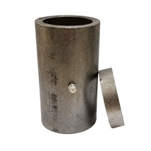 6&quot; x 4&quot; Pipe Hinge Sleeve for 3.5&quot; OD Pipe with 1 Sleeve and 1 Collar Bare - $30.95
