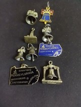 9 Sterling Silver Pennsylvania Themed Charms for Bracelet VINTAGE - £35.61 GBP