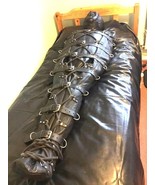Leather Sleepsack with adjustable Belts For Adult Cosplay Straight Jacket - $249.84