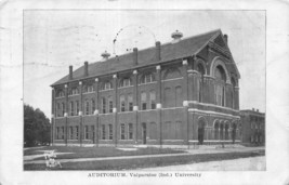 Indiana ~ Valparaiso Università Auditorium ~1908 Belling Cartolina - £6.07 GBP