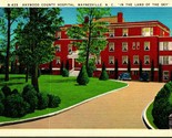 Haywood County Hospital Waynesville North Carolina NC Linen Postcard UNP... - $3.91