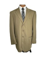 MANTONI Super 100&#39;s Mens Jacket Blazer 46L 100% Virgin Wool ITALY 3 Button - £46.27 GBP