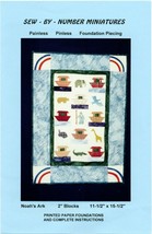  Sew By Number Miniatures Noahs Ark Animal Quilt Wall Hanging Pattern UNCUT NEW  - £15.49 GBP