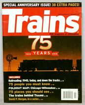 Trains Magazine November 2015 Great Condition 75th ANNIVERSARY ISSUE - $11.98