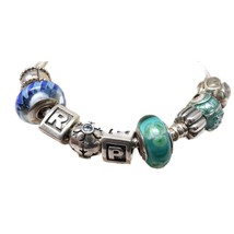 7&quot; Pandora Sterling Charm Bracelet with charms - £143.88 GBP