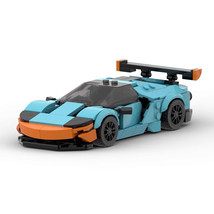 MOC Domestic Building Blocks Car Model Assembly Sports Car Racing GT 8 Toy Gift - £27.60 GBP