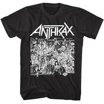 Anthrax No Frills Men&#39;s T Shirt State of Euphoria Tour 1988 Heavy Metal Concert - £21.18 GBP+