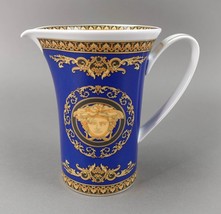 Rosenthal Versace Medusa Blue Rare Pitcher Jug Creamer Cup 6&quot; - $465.99