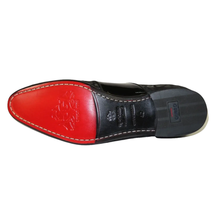 Men's GENIO Patent Suede Leather, Red Sole Shoes Turkey 120371263 Black image 8