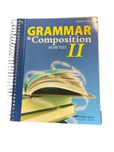 A Beka Grammar Composition II Work Text Teachers Key Language Arts Homeschool - £9.38 GBP
