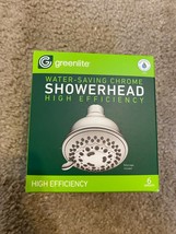 Greenlight Water Saving Fixed Shower Head Chrome Finish 1.5 GPM 3 Spray - €6,77 EUR